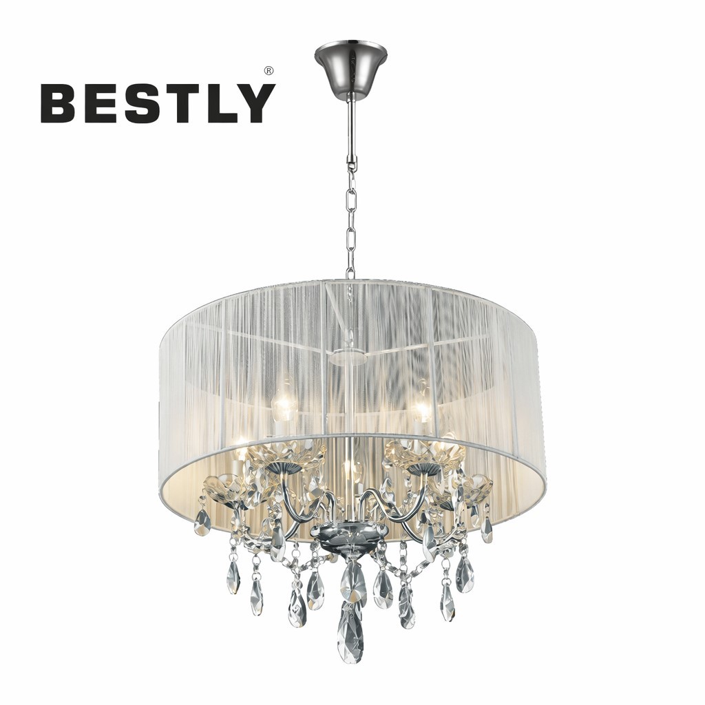 Crystal Chandelier Lighting with Shade Crystal Chandelier Lighting with Shade