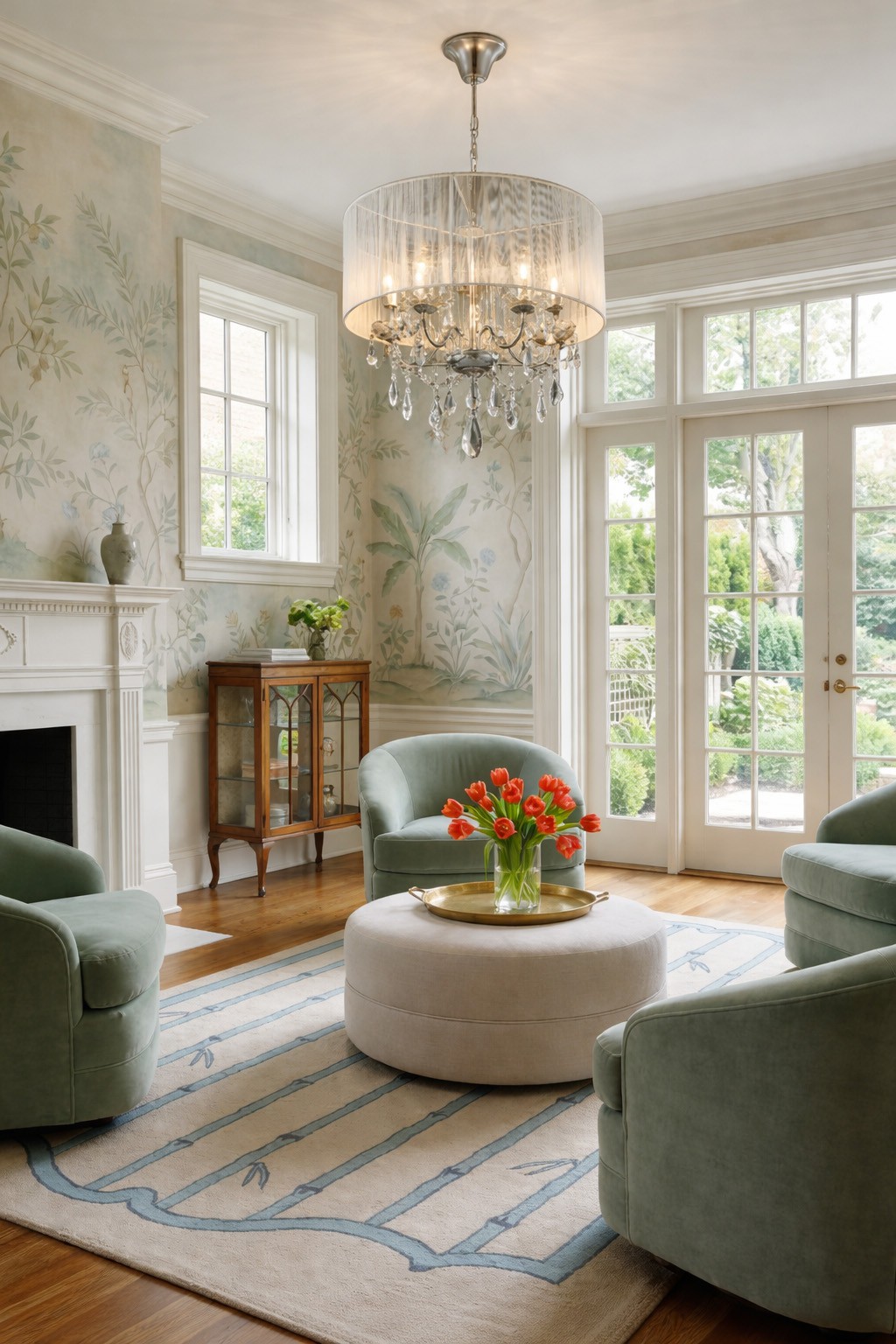 Classical Crystal Chandelier Lighting with Shade for home Classical Crystal Chandelier Lighting with Shade for home