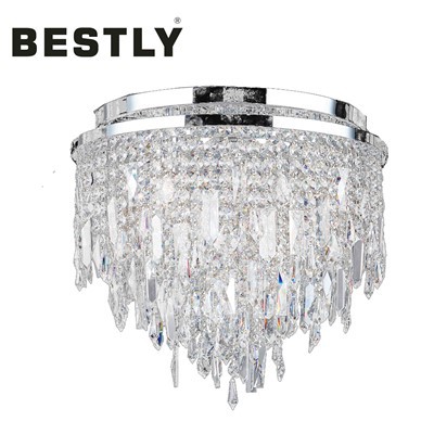 Κομψά λαμπτήρες οροφής κρυστάλλων με καλύτερη ποιότητα Κινέζικα κρυστάλλους