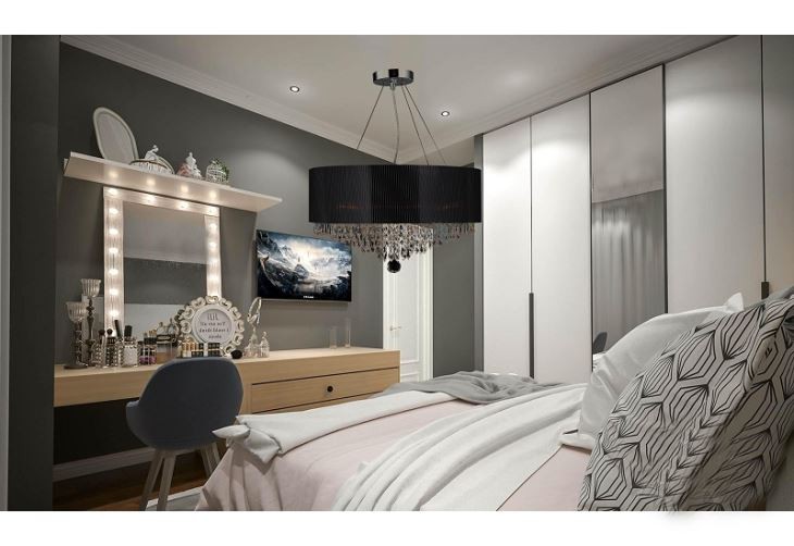 Modern Crystal Pendant Lightings With Shade