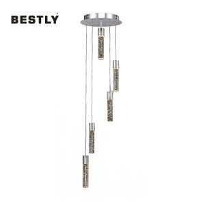 Σύγχρονη φούσκα κρύσταλλο LED φώτα οροφής